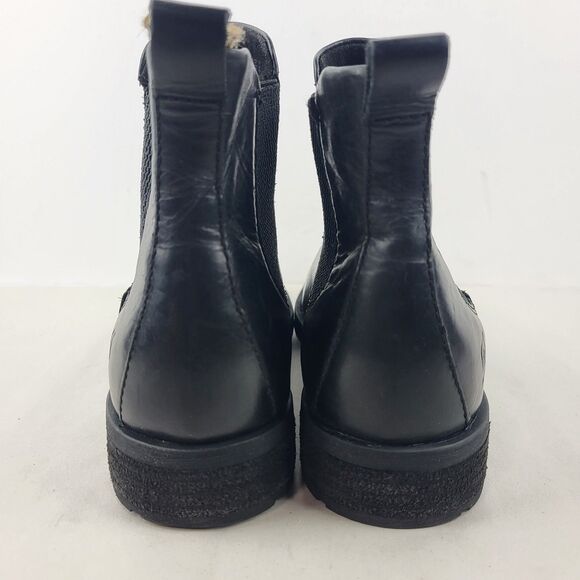 Born Brenta II Boot Black Leather Pull On Chelsea Comfort Boots - Picture 12 of 15